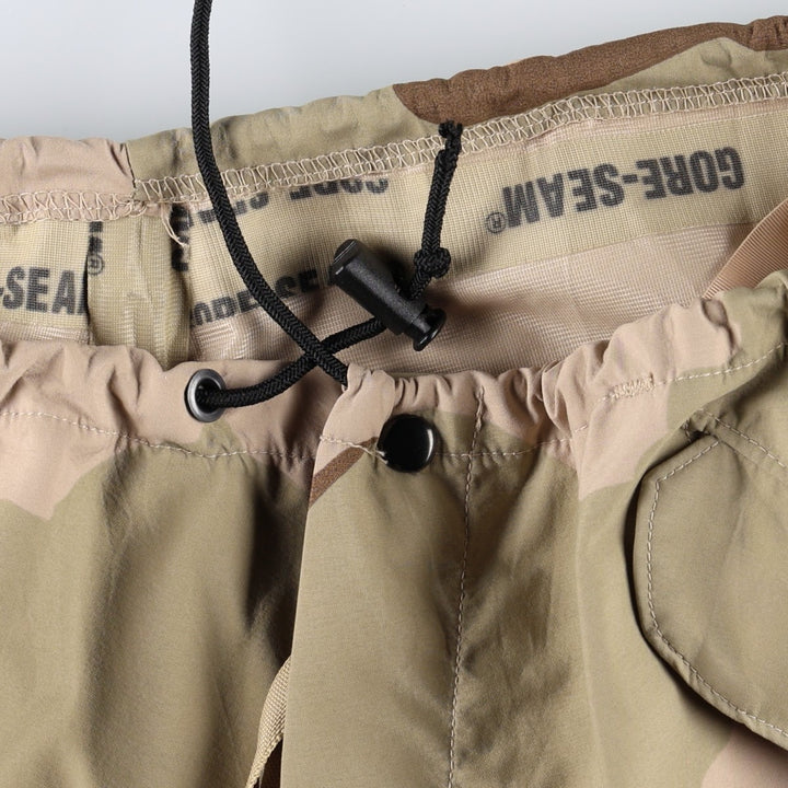 Big Size GORE-SEAM Camouflage Pattern 3C Desert Camo Military Overpants (Men's W42 equivalent) unclear Khaki type Vintage Second Hand
