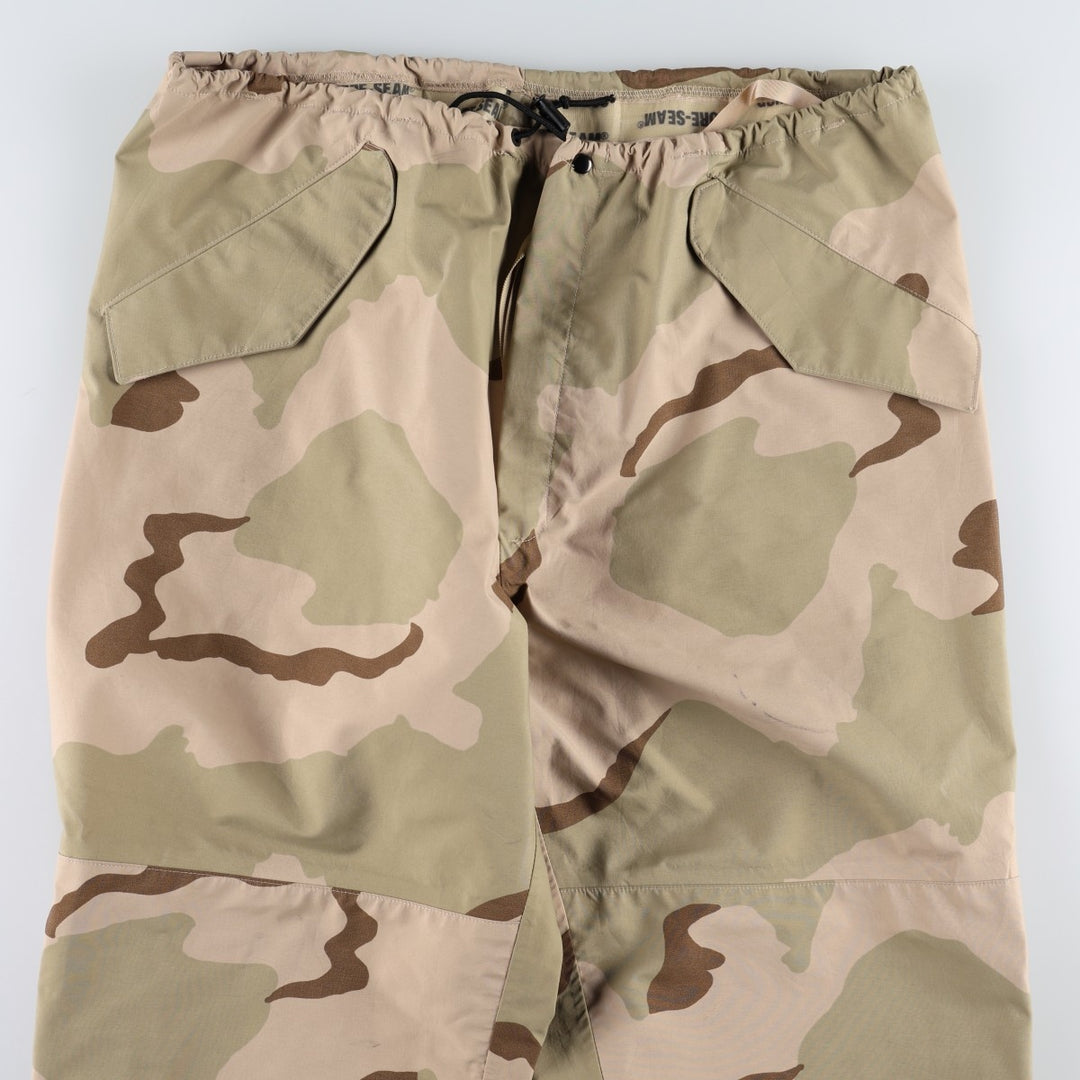 Big Size GORE-SEAM Camouflage Pattern 3C Desert Camo Military Overpants (Men's W42 equivalent) unclear Khaki type Vintage Second Hand