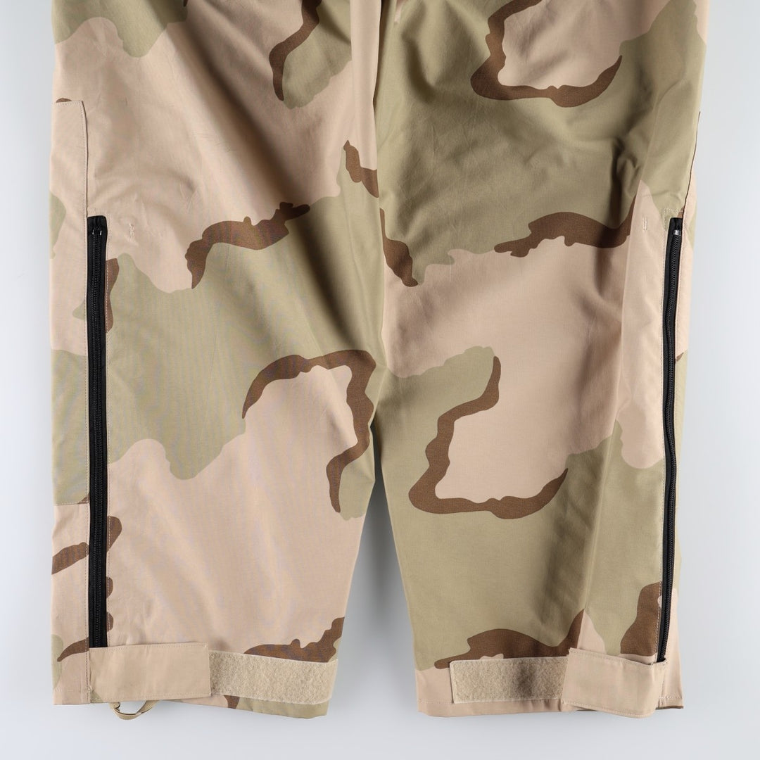 Big Size GORE-SEAM Camouflage Pattern 3C Desert Camo Military Overpants (Men's W42 equivalent) unclear Khaki type Vintage Second Hand