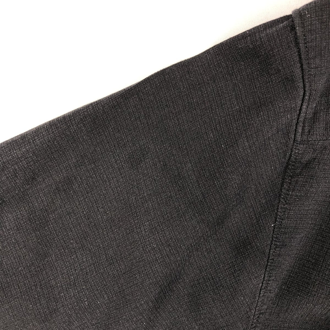 Tommy Bahama short sleeve open collar silk shirt, box shirt, men's XL size silk black type Vintage Second Hand