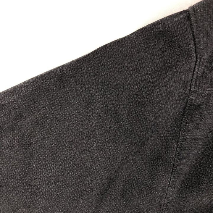 Tommy Bahama short sleeve open collar silk shirt, box shirt, men's XL size silk black type Vintage Second Hand