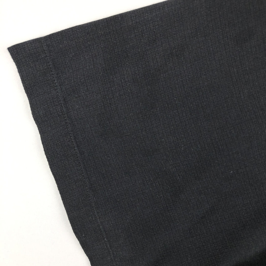 Tommy Bahama short sleeve open collar silk shirt, box shirt, men's XL size silk black type Vintage Second Hand