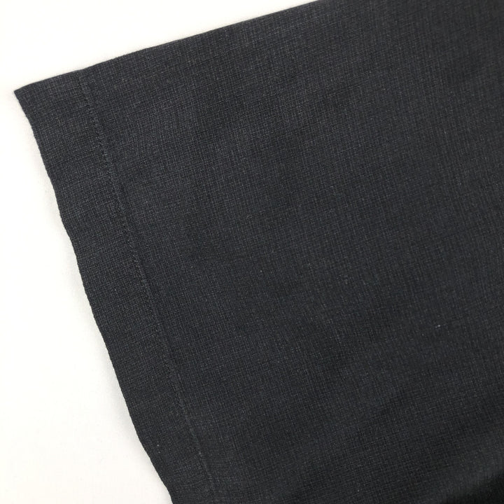 Tommy Bahama short sleeve open collar silk shirt, box shirt, men's XL size silk black type Vintage Second Hand