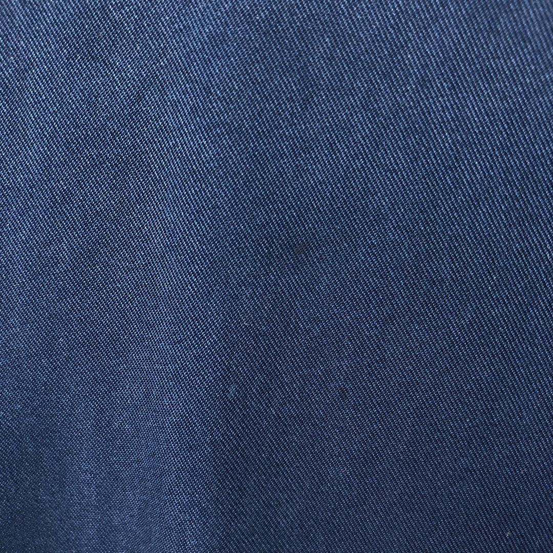 Tommy Bahama Relax Short-Sleeve Open-Collar Silk Shirt, Boxy Fit, Men's Size M silk navy blue type Vintage Second Hand