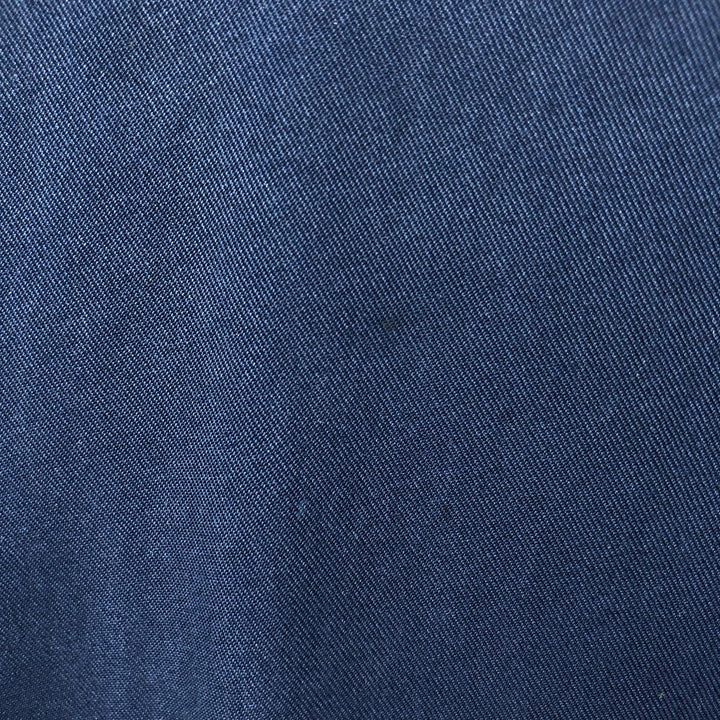 Tommy Bahama Relax Short-Sleeve Open-Collar Silk Shirt, Boxy Fit, Men's Size M silk navy blue type Vintage Second Hand