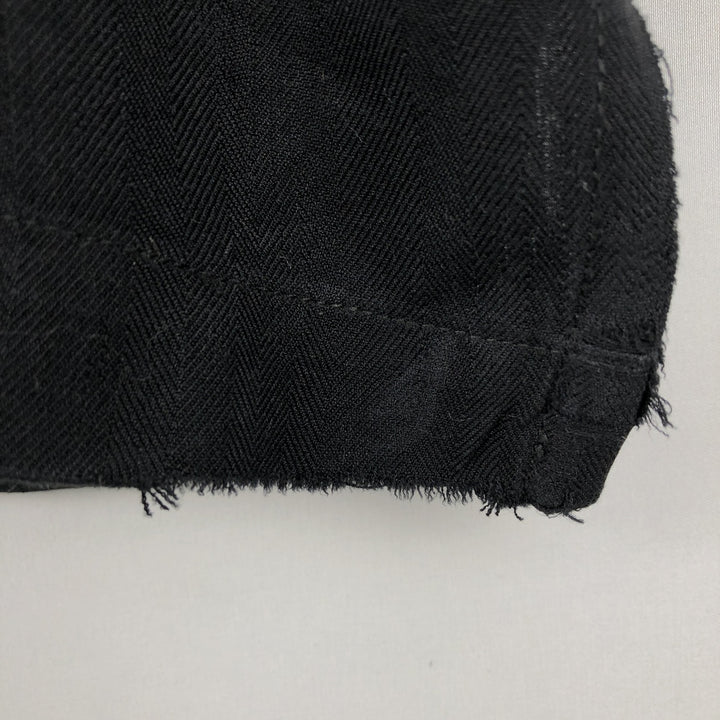 Tommy Bahama Original Fit Short-Sleeve Open-Collar Silk Shirt, Boxy Fit, Men's Size M (approx.) silk black type Vintage Second Hand