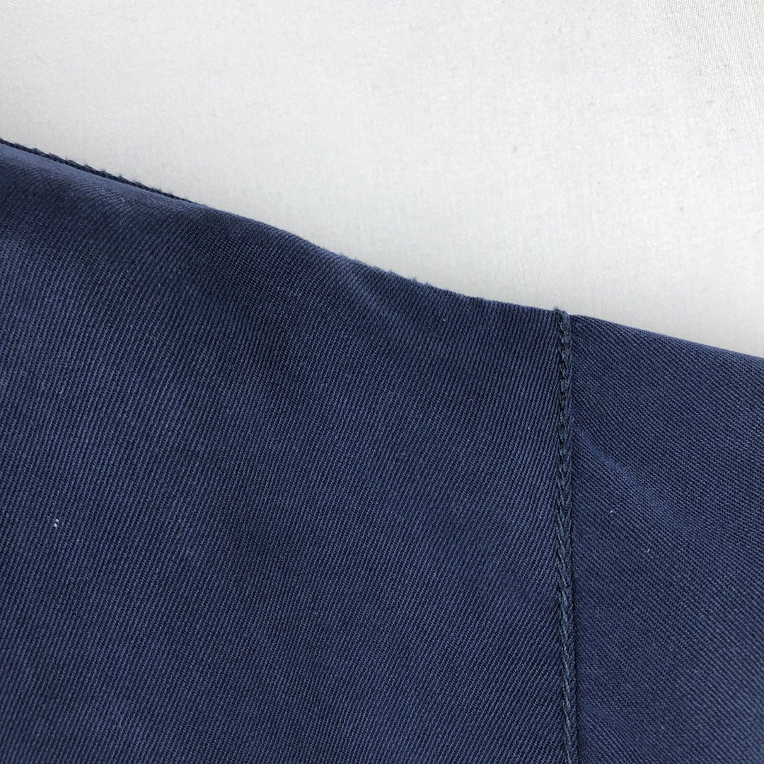 Tommy Bahama short sleeve open collar silk shirt, box shirt, men's XL size silk navy blue type Vintage Second Hand