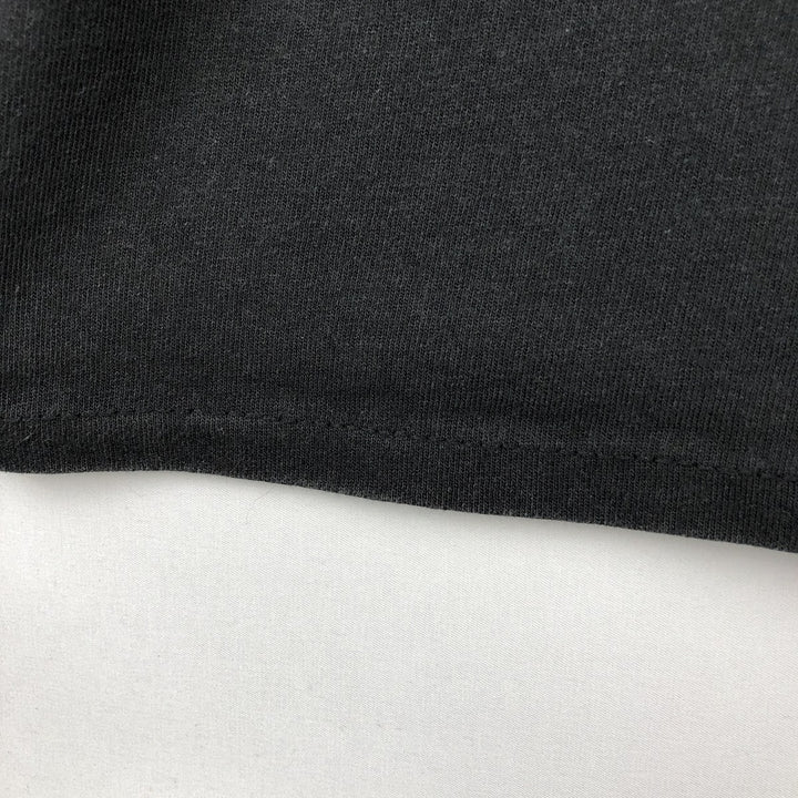 90'S Delta message print T-shirt, men's size L (approx.) cotton black type Vintage Second Hand