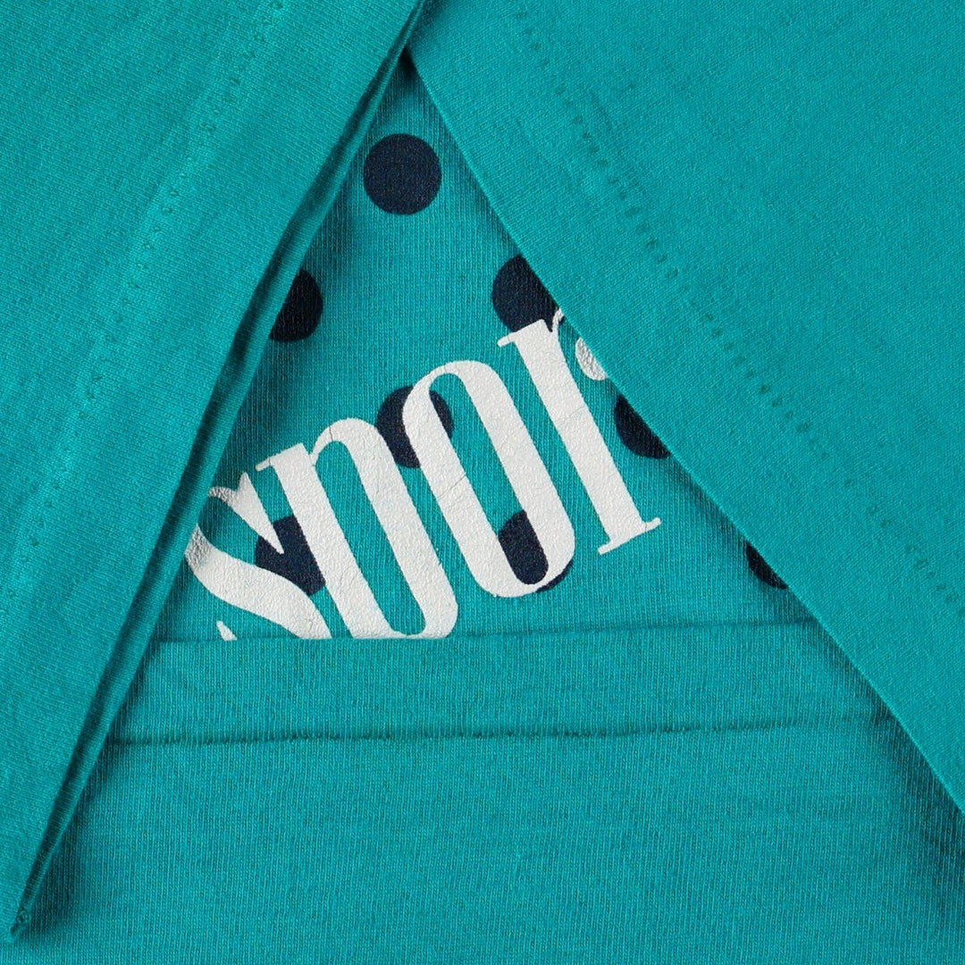 ~90'S Paris Sport Club World Wide Short-Sleeve Logo T-Shirt, Men's XXL equivalent, Vintage cotton Emerald green Vintage Second Hand