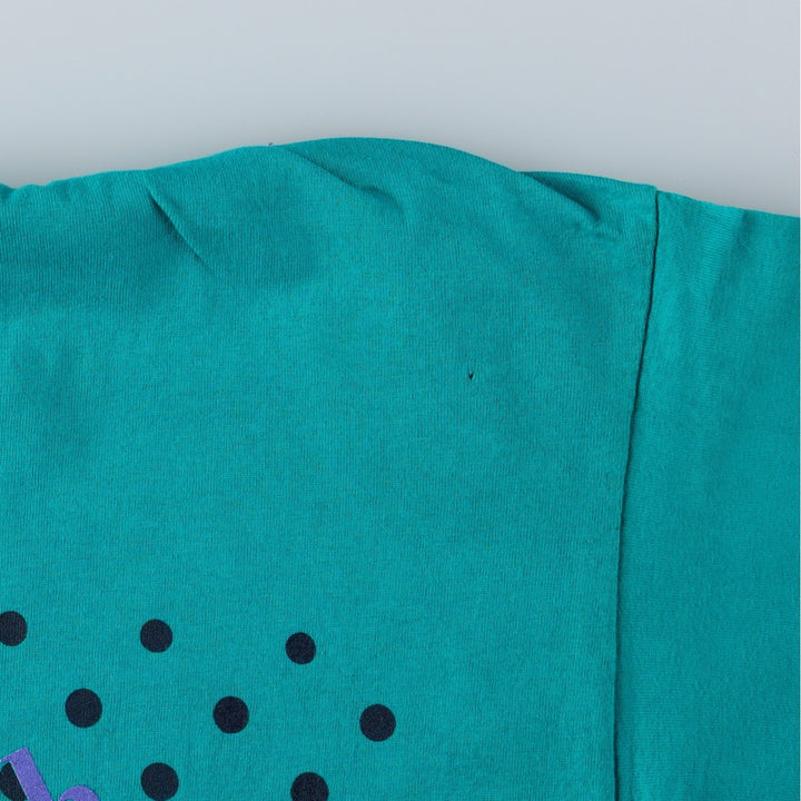 ~90'S Paris Sport Club World Wide Short-Sleeve Logo T-Shirt, Men's XXL equivalent, Vintage cotton Emerald green Vintage Second Hand