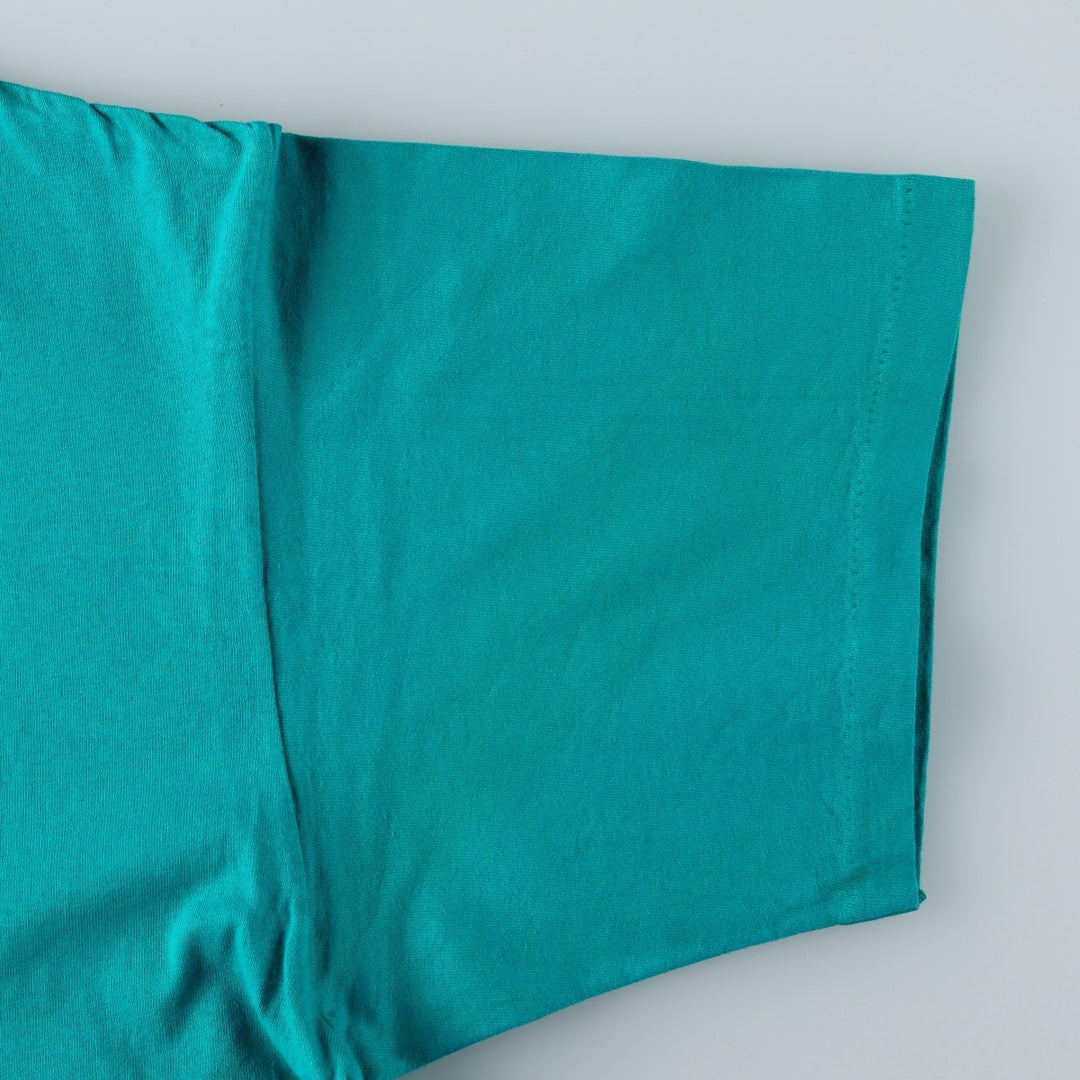 ~90'S Paris Sport Club World Wide Short-Sleeve Logo T-Shirt, Men's XXL equivalent, Vintage cotton Emerald green Vintage Second Hand