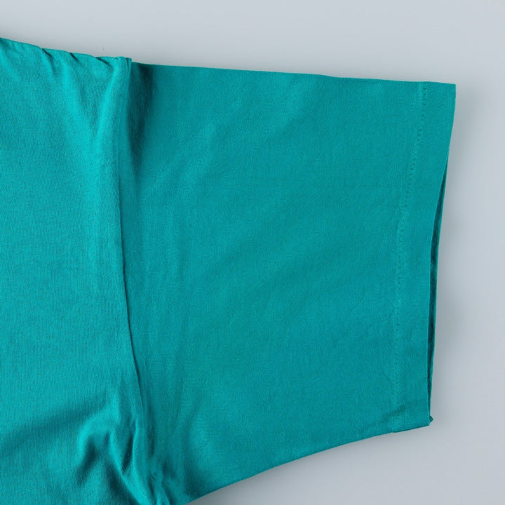 ~90'S Paris Sport Club World Wide Short-Sleeve Logo T-Shirt, Men's XXL equivalent, Vintage cotton Emerald green Vintage Second Hand