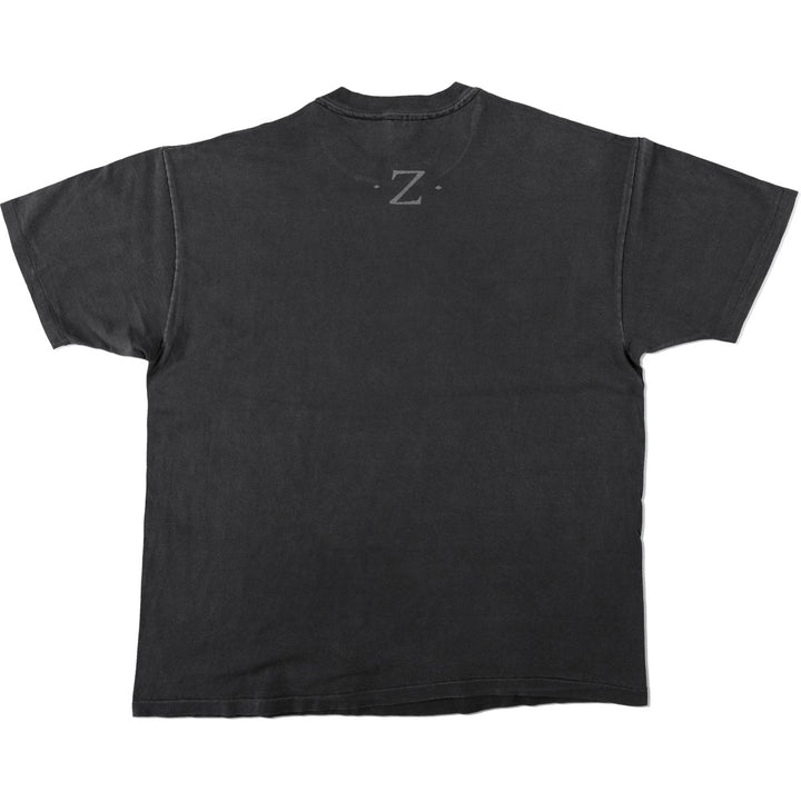 90'S Hanes BEEFY-T ZABIAN Print T-Shirt, Made in USA, Men's XL equivalent, Vintage cotton Charcoal Vintage Second Hand
