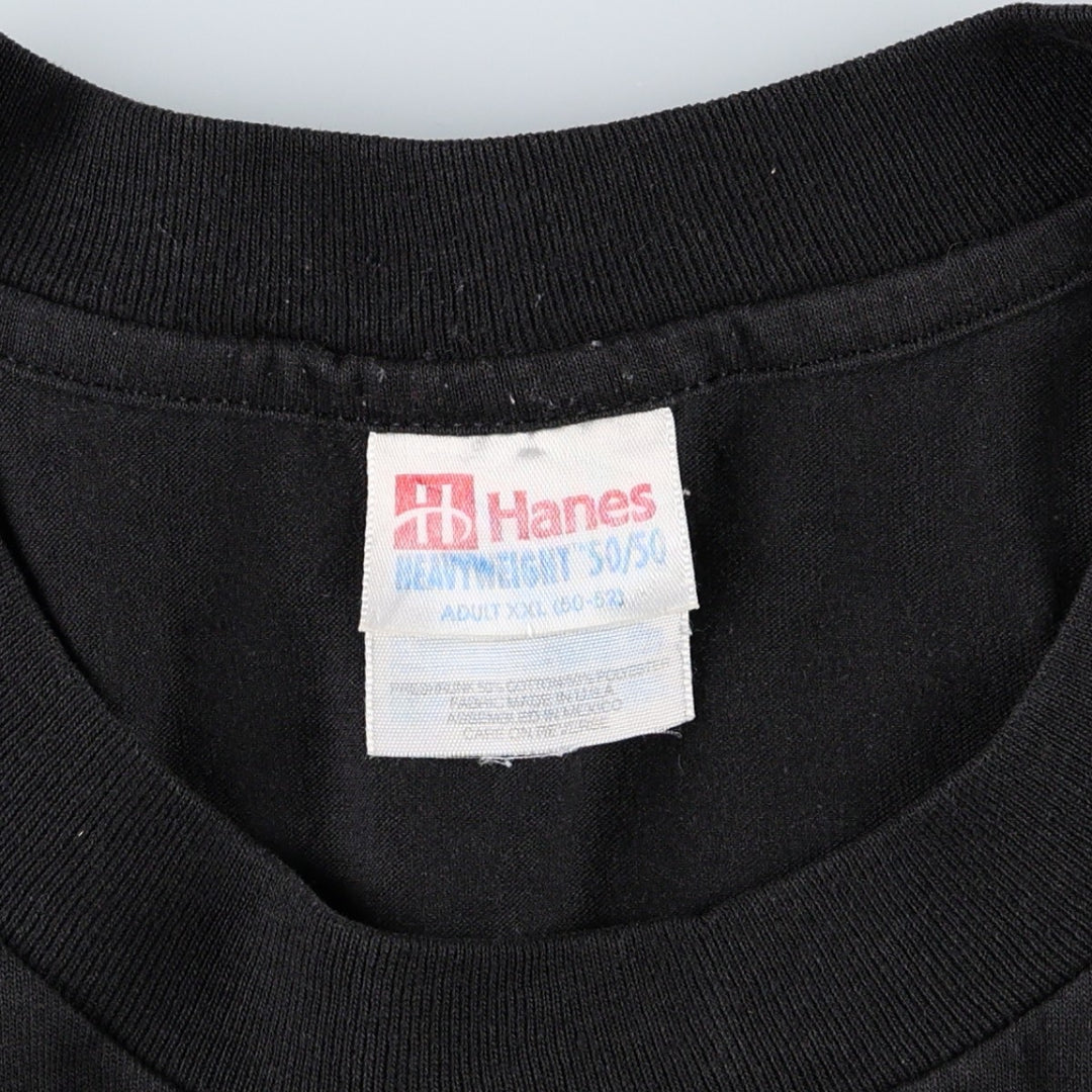 90s-00'S Hanes Heavyweight 50 cotton black type Vintage Second Hand