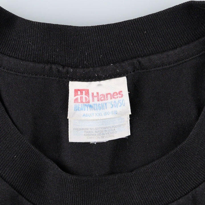 90s-00'S Hanes Heavyweight 50 cotton black type Vintage Second Hand