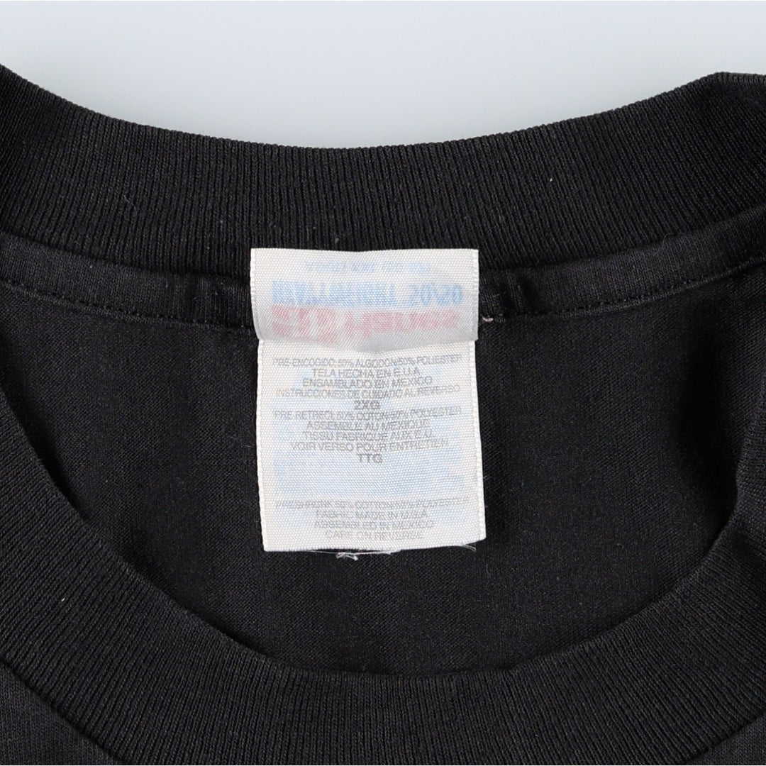 90s-00'S Hanes Heavyweight 50 cotton black type Vintage Second Hand