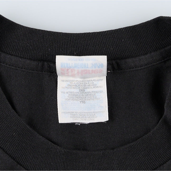 90s-00'S Hanes Heavyweight 50 cotton black type Vintage Second Hand