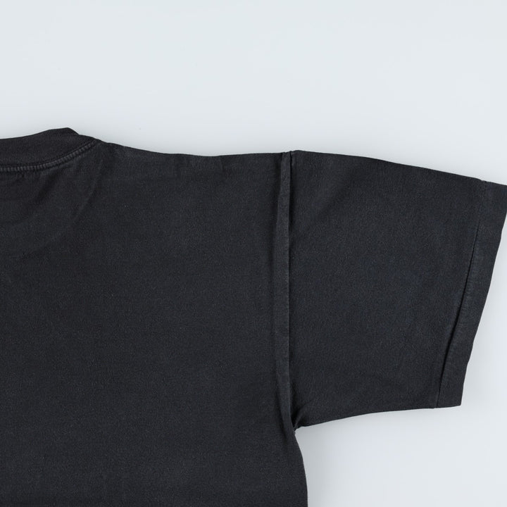 90'S Print T-Shirt, Men's Size M (approx.), Vintage unclear black type Vintage Second Hand