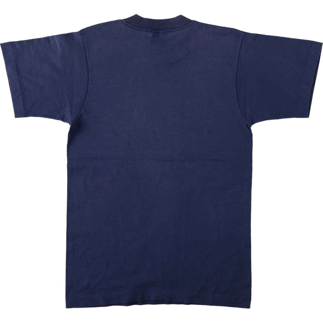~90'S Screen Stars Best Print T-Shirt, Made in USA, Men's Size M (approx.), Vintage cotton navy blue type Vintage Second Hand