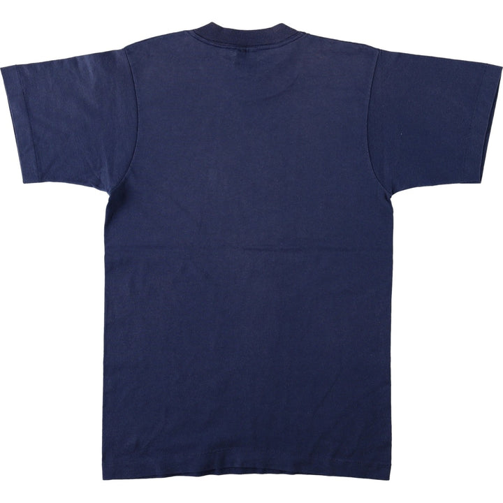 ~90'S Screen Stars Best Print T-Shirt, Made in USA, Men's Size M (approx.), Vintage cotton navy blue type Vintage Second Hand