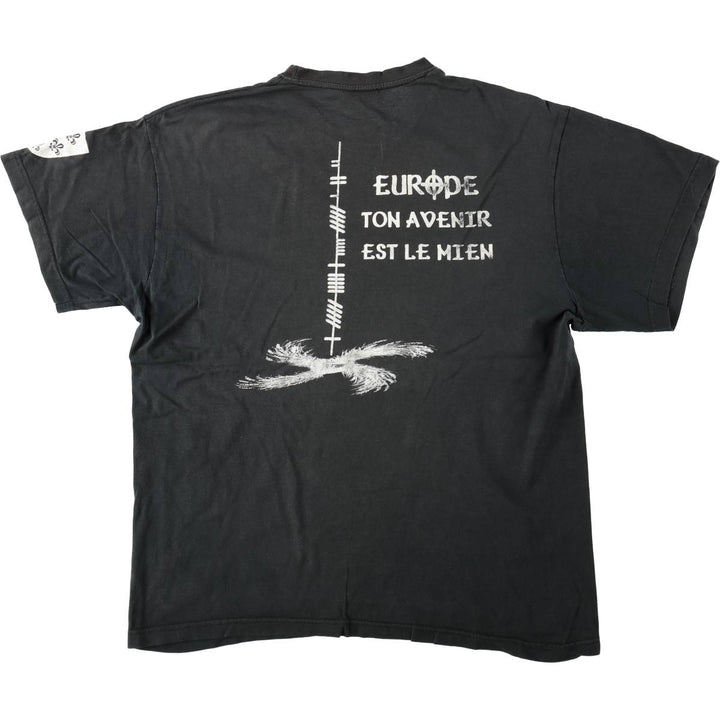 Celtic mythology print T-shirt, men's size XL (approx.) unclear black type Vintage Second Hand