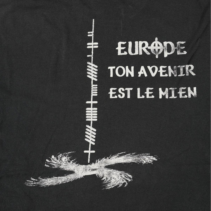Celtic mythology print T-shirt, men's size XL (approx.) unclear black type Vintage Second Hand