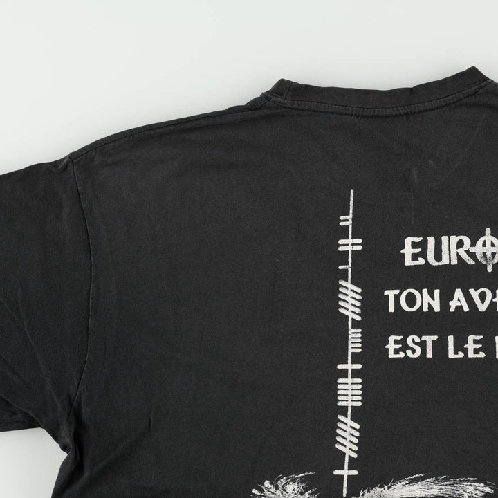 Celtic mythology print T-shirt, men's size XL (approx.) unclear black type Vintage Second Hand