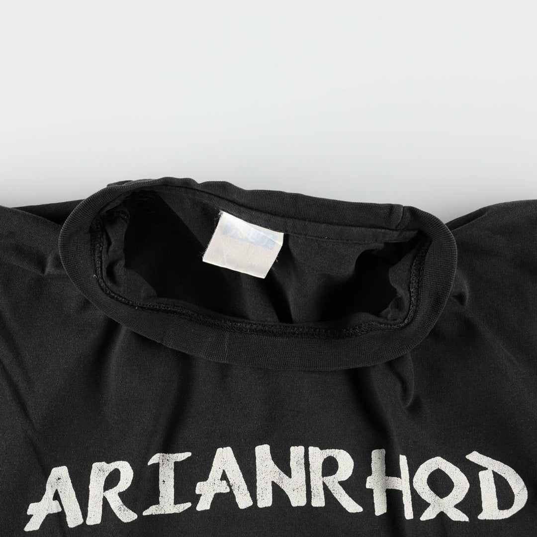 Celtic mythology print T-shirt, men's size XL (approx.) unclear black type Vintage Second Hand