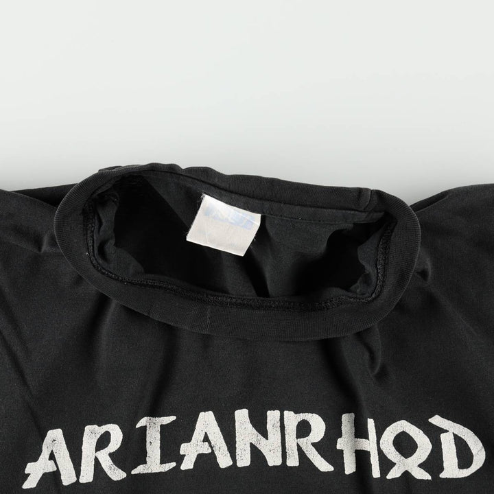 Celtic mythology print T-shirt, men's size XL (approx.) unclear black type Vintage Second Hand