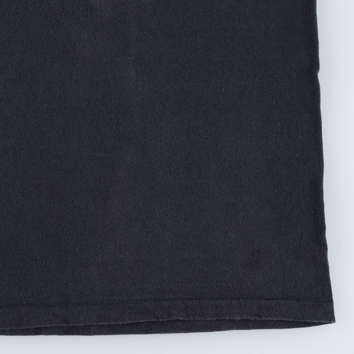 ~90'S Delta Print T-Shirt, Made in USA, Men's XL equivalent, Vintage cotton black type Vintage Second Hand