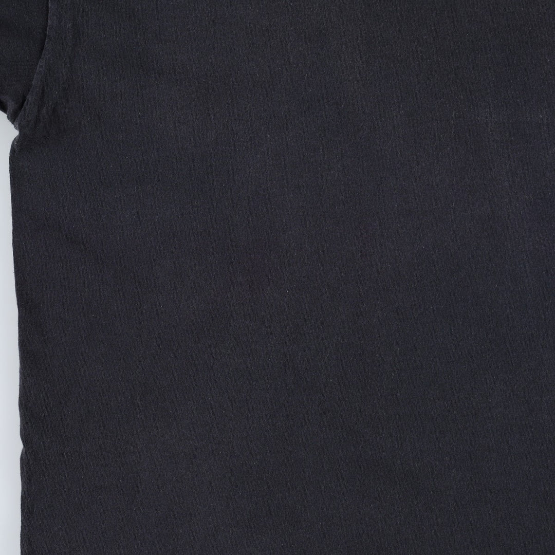 ~90'S Delta Print T-Shirt, Made in USA, Men's XL equivalent, Vintage cotton black type Vintage Second Hand