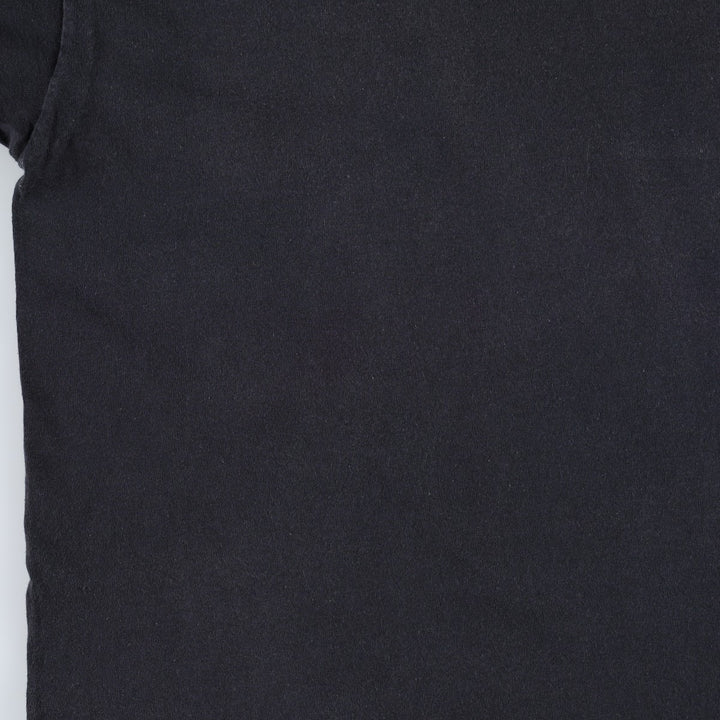 ~90'S Delta Print T-Shirt, Made in USA, Men's XL equivalent, Vintage cotton black type Vintage Second Hand