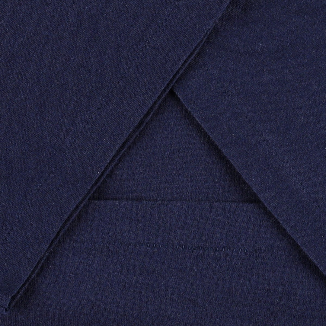 90'S Hanes HEAVYWEIGHT 50 cotton navy blue type Vintage Second Hand