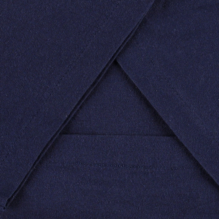 90'S Hanes HEAVYWEIGHT 50 cotton navy blue type Vintage Second Hand