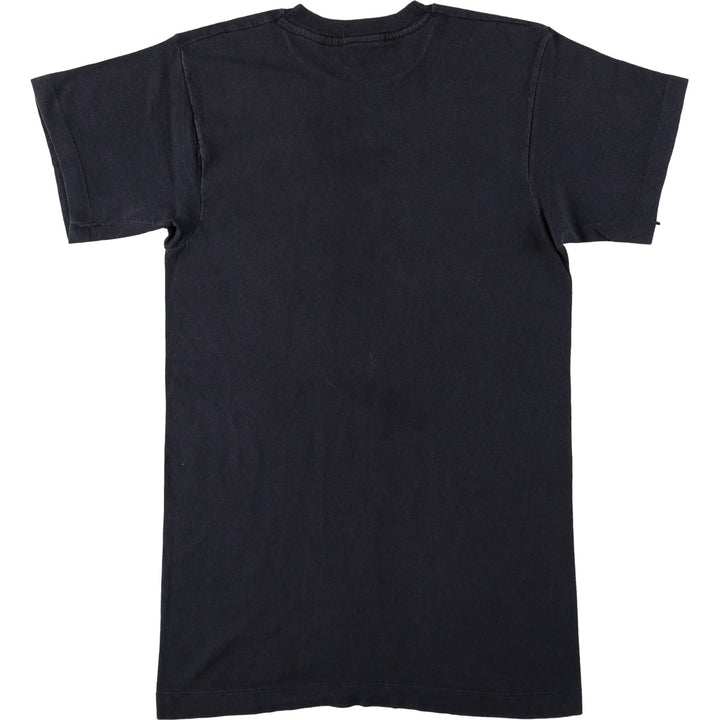 ~90'S Vintage Printed T-shirt, Men's S size unclear black type Vintage Second Hand