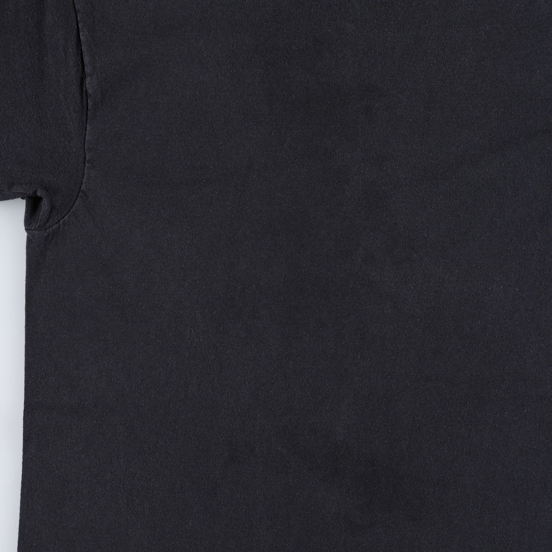 ~90'S Vintage Printed T-shirt, Men's S size unclear black type Vintage Second Hand
