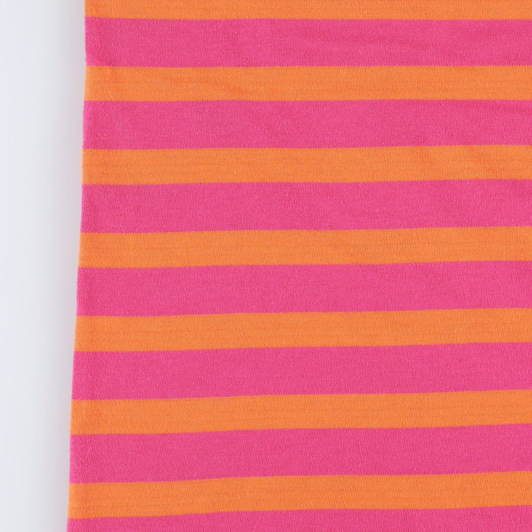 Vintage CLASS 955 striped T-shirt from the 80s-90s, equivalent to men's size M. polyester orange type Vintage Second Hand