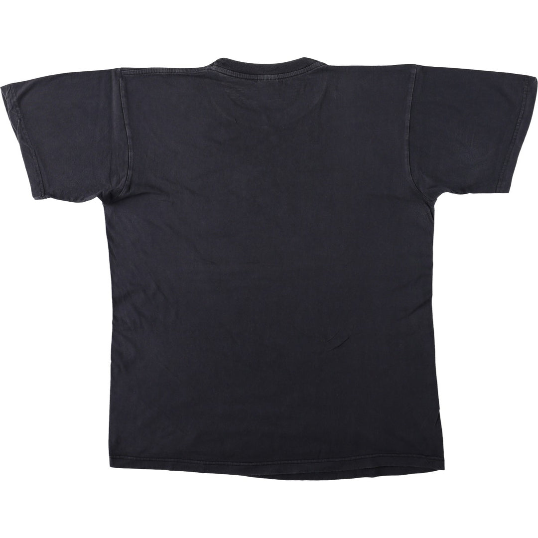 Quality Textile Printed T-Shirt, Men's XL (equivalent) cotton black type Vintage Second Hand