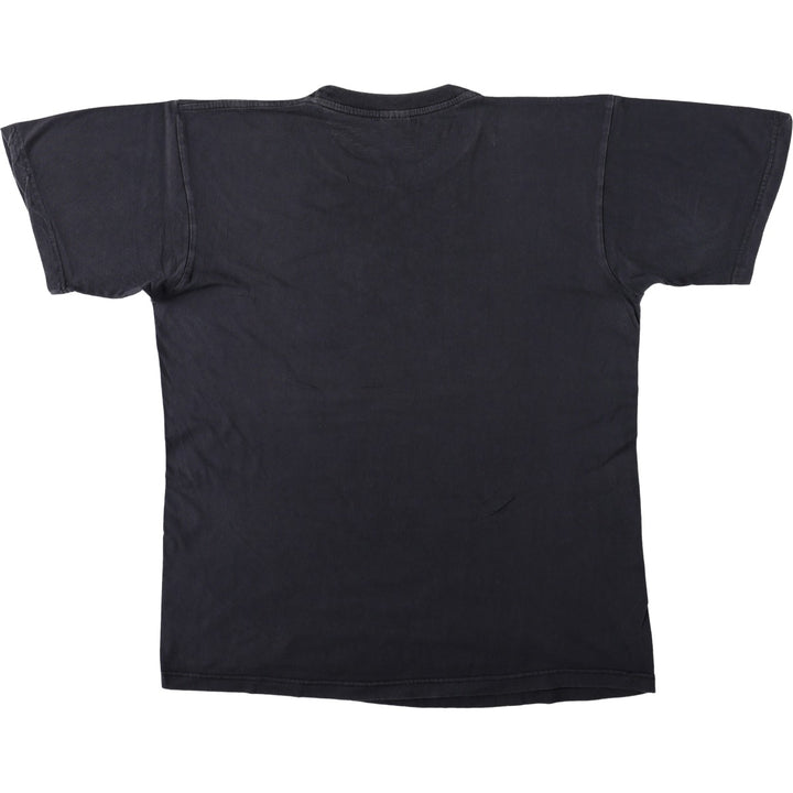 Quality Textile Printed T-Shirt, Men's XL (equivalent) cotton black type Vintage Second Hand