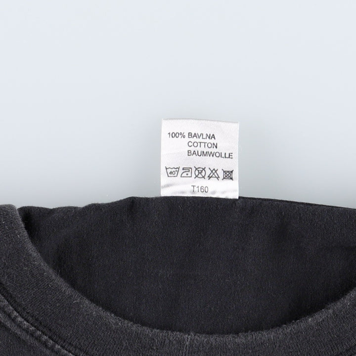 Quality Textile Printed T-Shirt, Men's XL (equivalent) cotton black type Vintage Second Hand