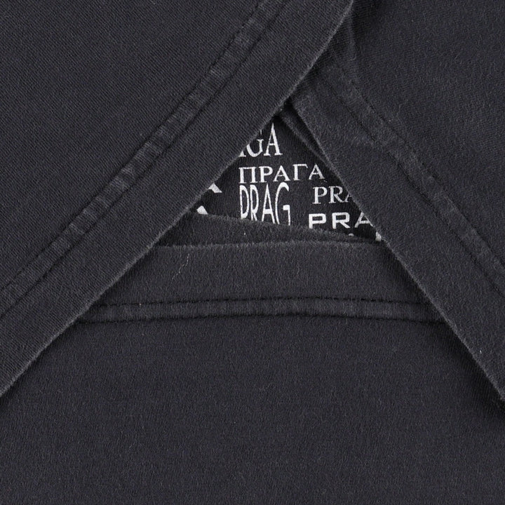 Quality Textile Printed T-Shirt, Men's XL (equivalent) cotton black type Vintage Second Hand