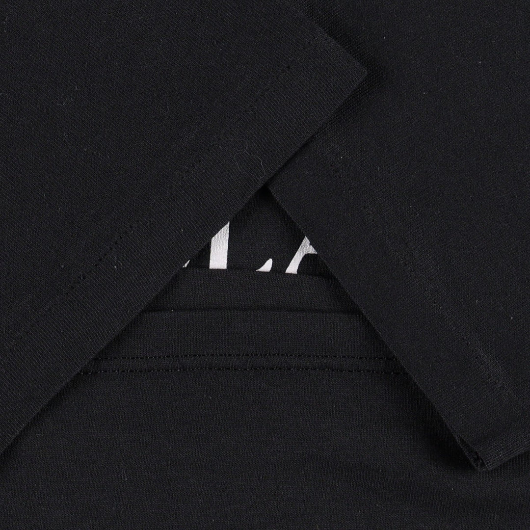 80s-90'S Jerzees Message Print T-Shirt, Made in USA, Men's XL (approx.), Vintage cotton black type Vintage Second Hand