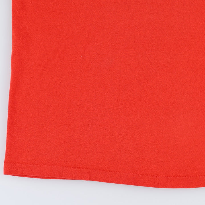 90'S Peacock Message Print T-Shirt, Made in USA, Men's XL (approx.), Vintage cotton red type Vintage Second Hand