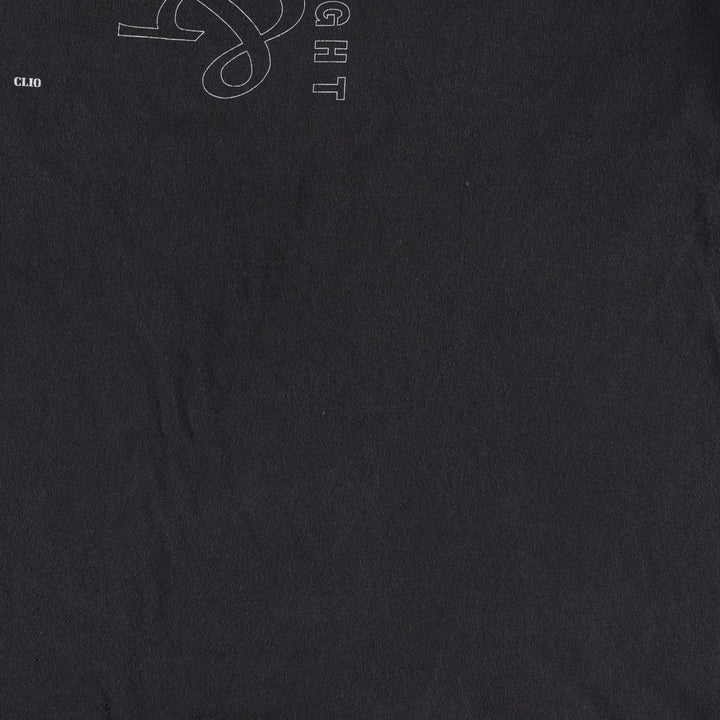 80s-90'S Screen Stars Premium Print T-Shirt, Men's Size XL (approx.) cotton black type Vintage Second Hand
