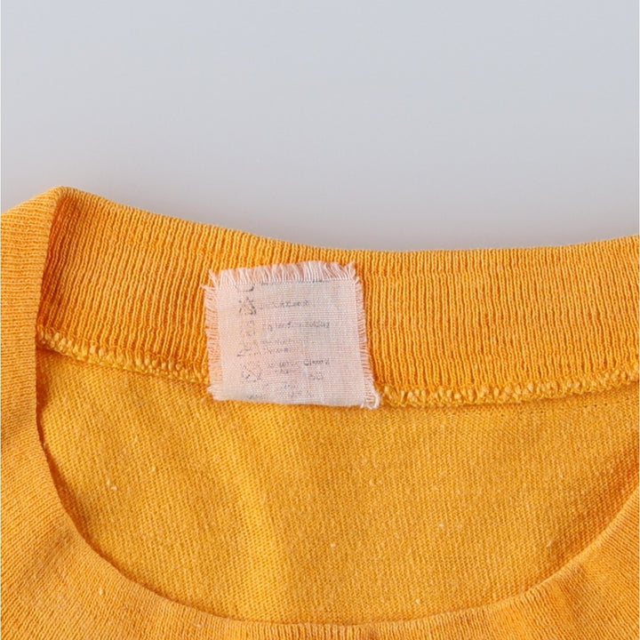 70s-80'S Stedman HI CRU Rio Grande Advertising T-Shirt, Men's XL equivalent, Vintage cotton yellow type Vintage Second Hand