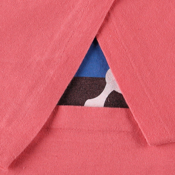 80'S COWS Advertising T-Shirt, Made in Canada, Men's Size M (approx.), Vintage cotton pink type Vintage Second Hand