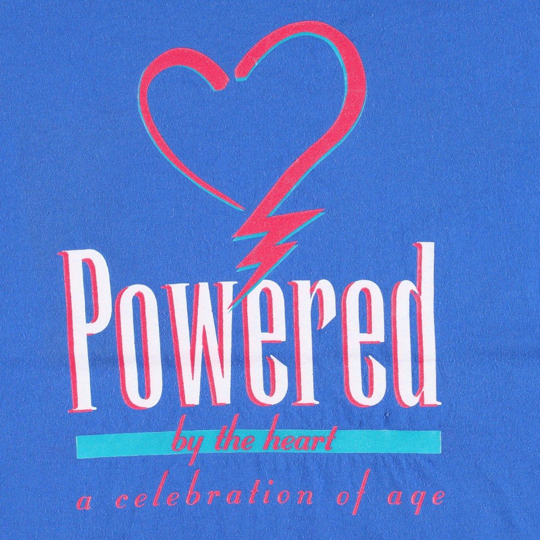 90s~00'S Hanes HEAVYWEIGHT 50 cotton blue type Vintage Second Hand
