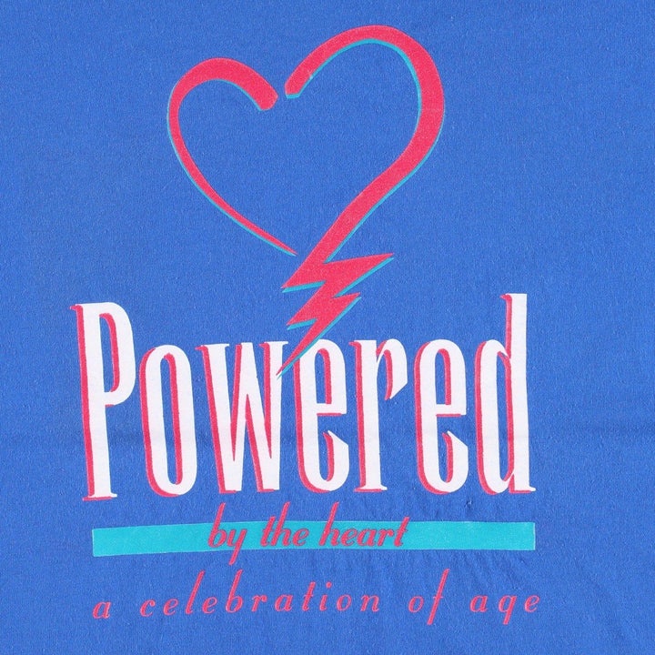 90s~00'S Hanes HEAVYWEIGHT 50 cotton blue type Vintage Second Hand