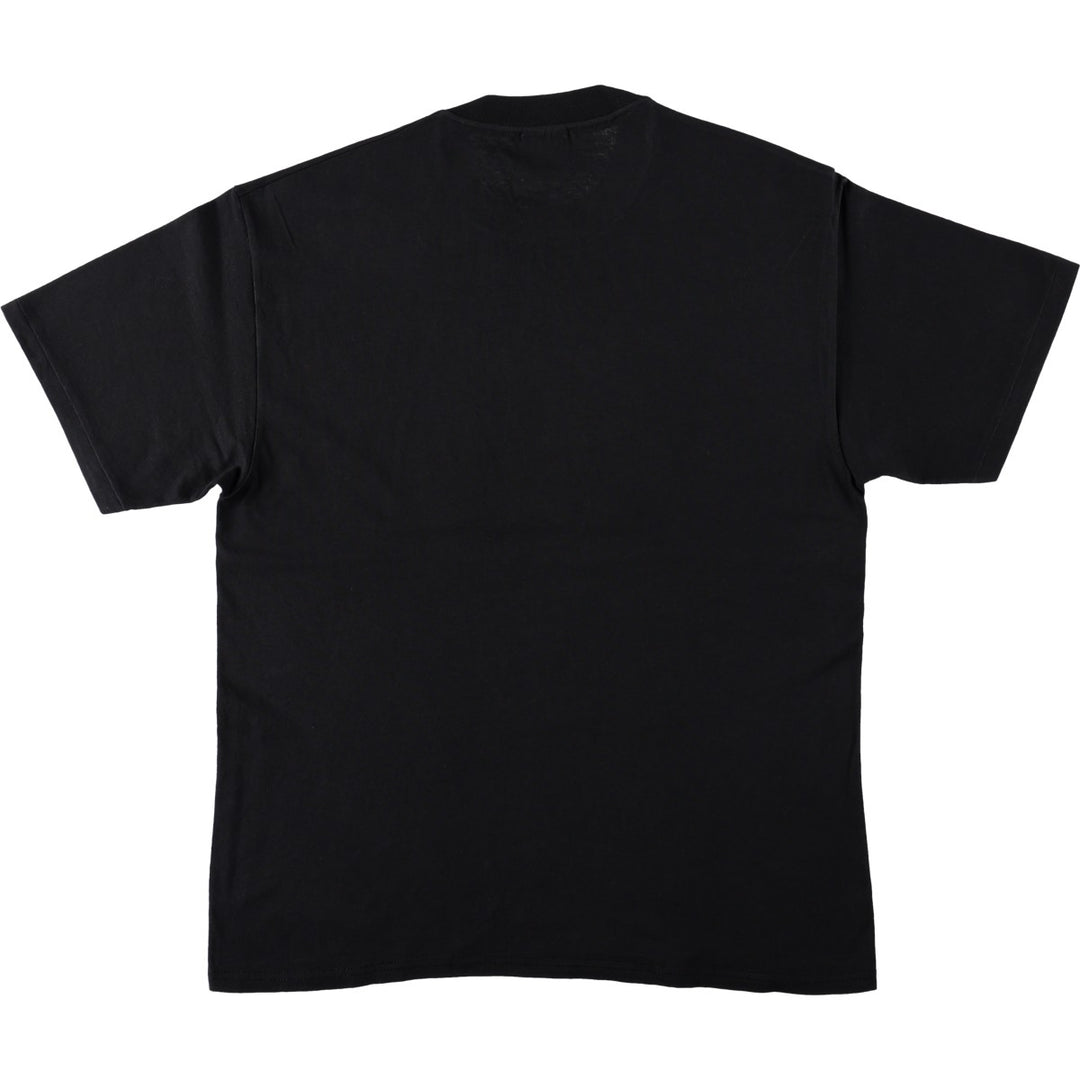 90s-00'S Hanes Heavyweight Red Dog Saloon Advertising T-shirt, Men's Size L (approx.) cotton black type Vintage Second Hand