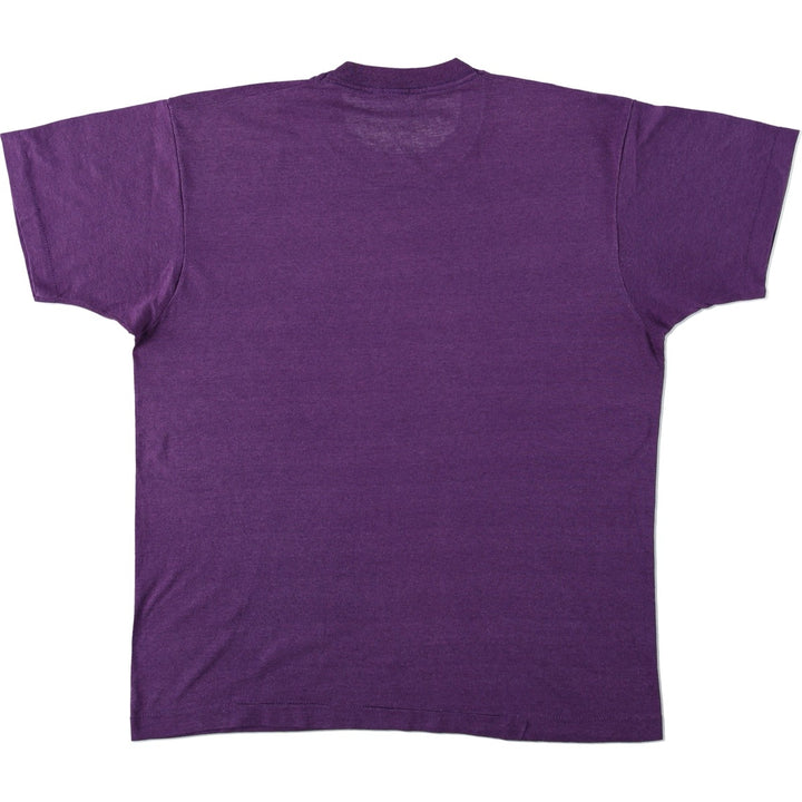 ~90'S Vintage Printed T-shirt, Men's M size unclear purple type Vintage Second Hand